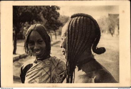 CPA Tchad Tschad, Afrique Equatoriale Francaise, Types de femmes