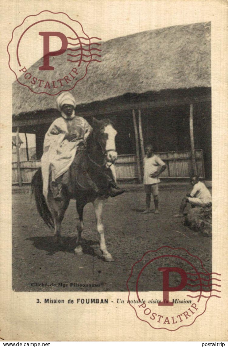 CAMERUN. CAMEROUN MISSION DE FOUMBAN UN NOTABLE VISITE LA MISSION