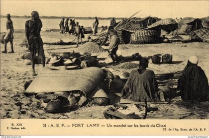CPA N Djamena Fort Lamy Tschad, Ein Marsch über die Grenzen von Chari