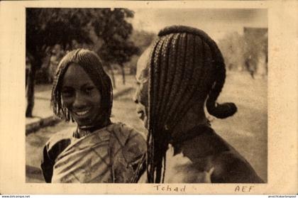 CPA Tschad Tschad, Französisch-Äquatorialafrika, Arten von Frauen