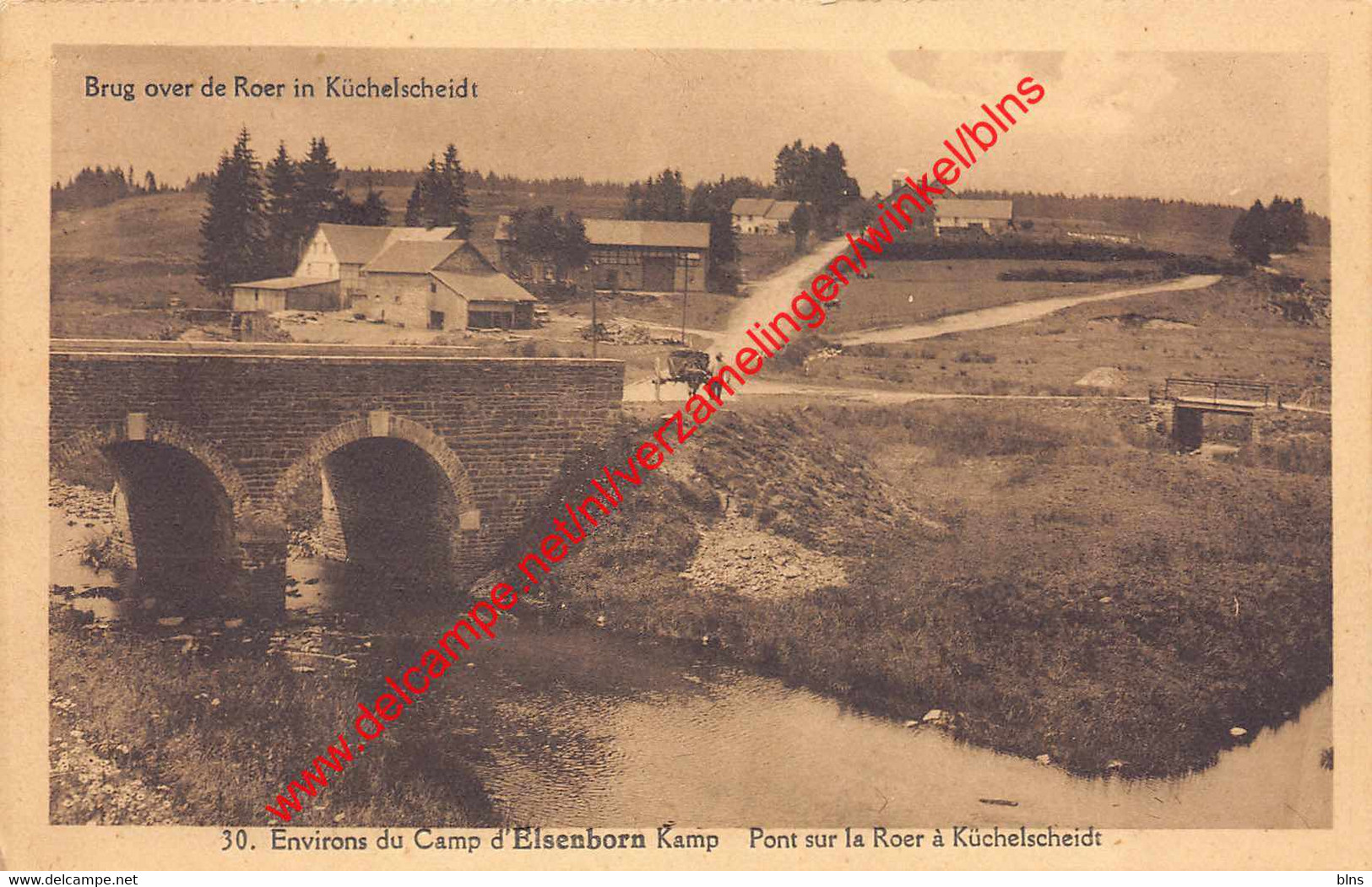 Camp d'Elsenborn Kamp - brug over de Roer in Kügelscheidt - Elsenborn (Kamp)