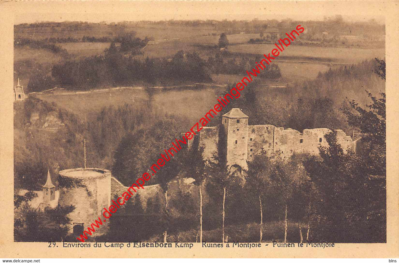 Camp d'Elsenborn Kamp - Ruines à Montjoie - Puinen te Montjoie - Elsenborn (Kamp)