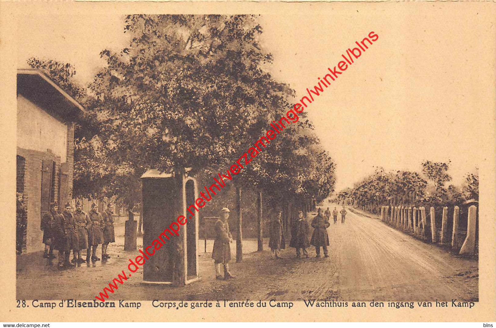 Camp d'Elsenborn Kamp - wachthuis aan den ingang van het Kamp - Elsenborn (Kamp)