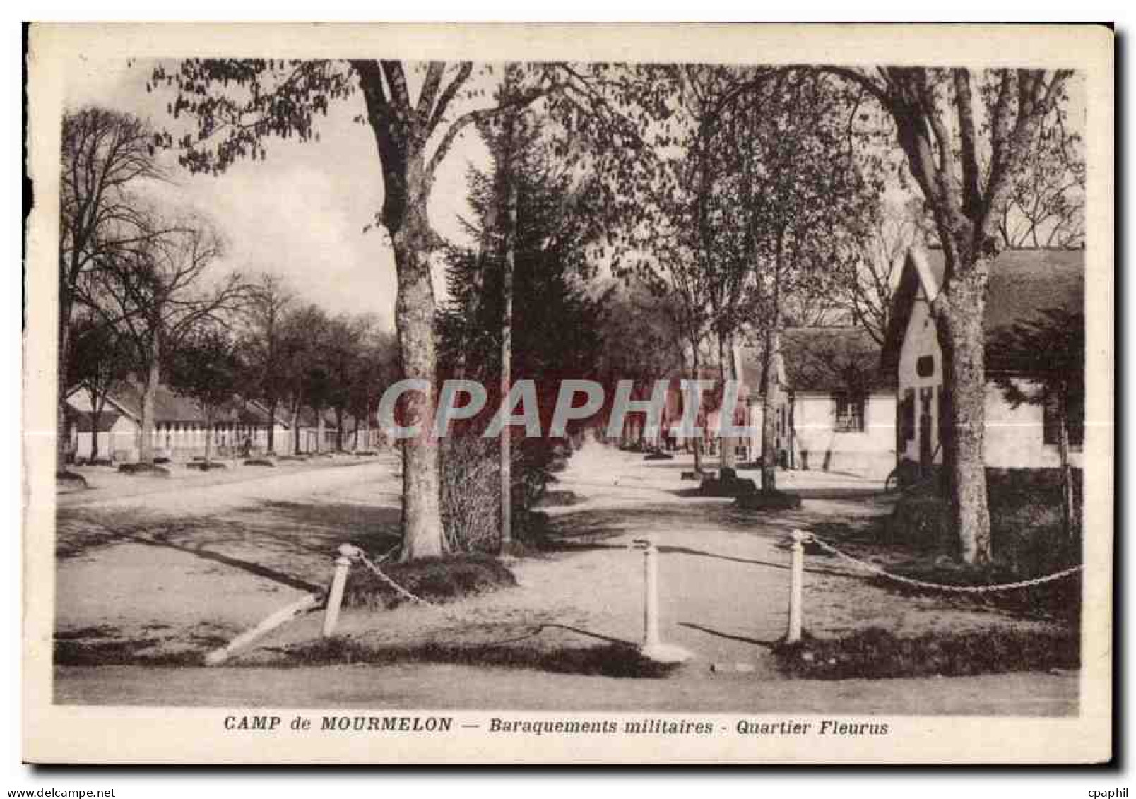 Camp de Mourmelon Baraquements Militaires Quartier Fleurus