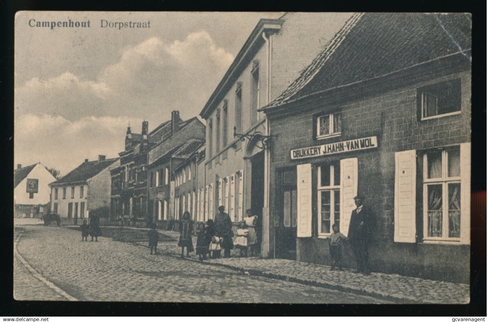 CAMPENHOUT   KAMPENHOUT   DORPSTRAAT   ( DRUKKERY J.HAHN - VAN MOL )
