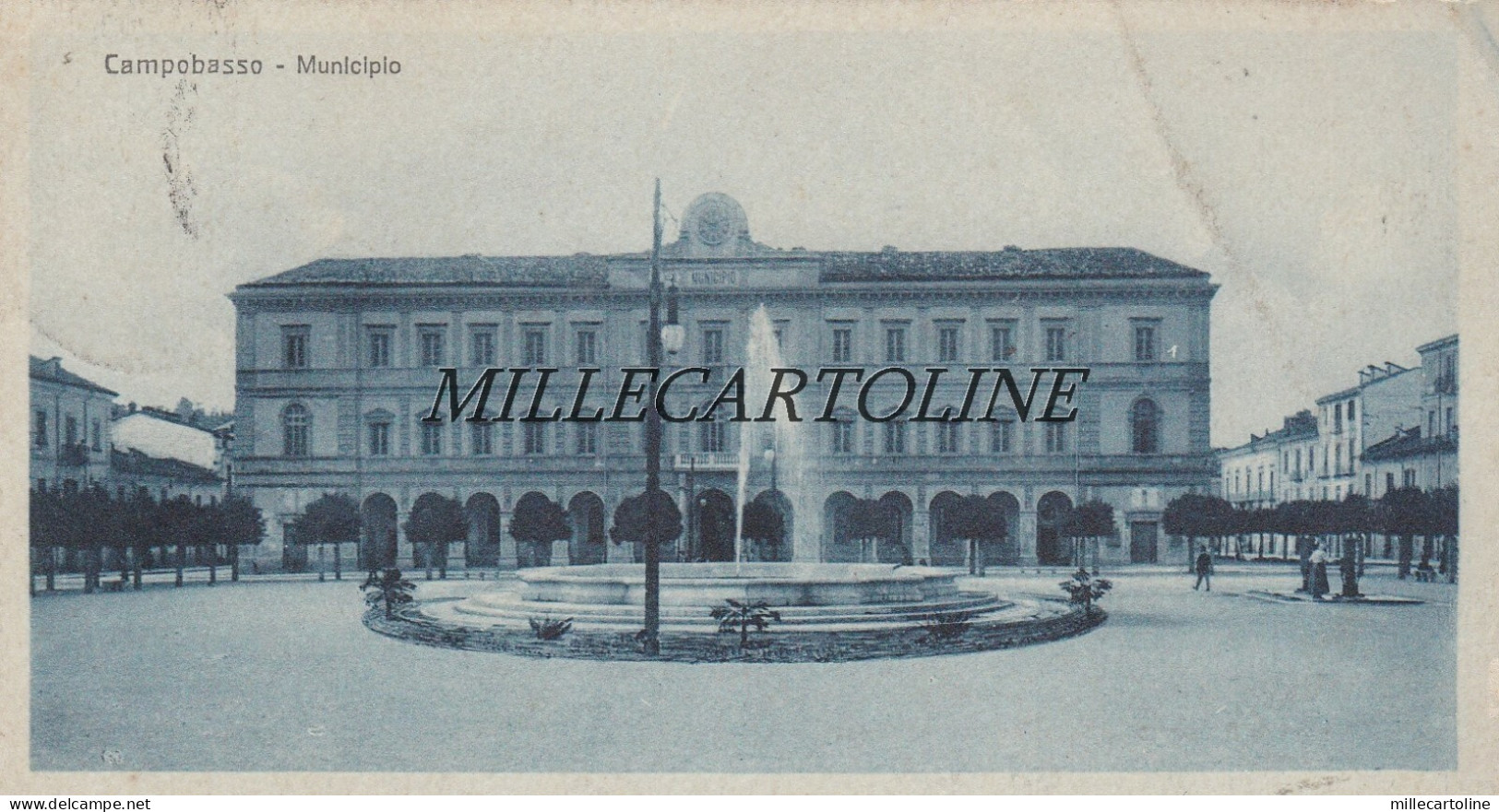 CAMPOBASSO:  Municipio   1924 (mini-cartolina)