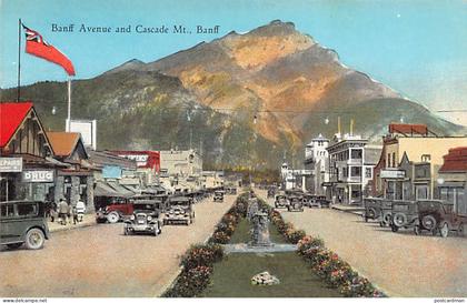 Canada - BANFF (AB) Banff Avenue and Cascade Mt.