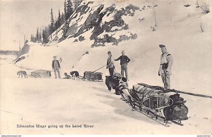 Canada - EDMONTON (AB) Edmonton miner going up the Laird River