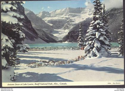 Lake Louise old postcard travelled 197? to Yugoslavia b170415
