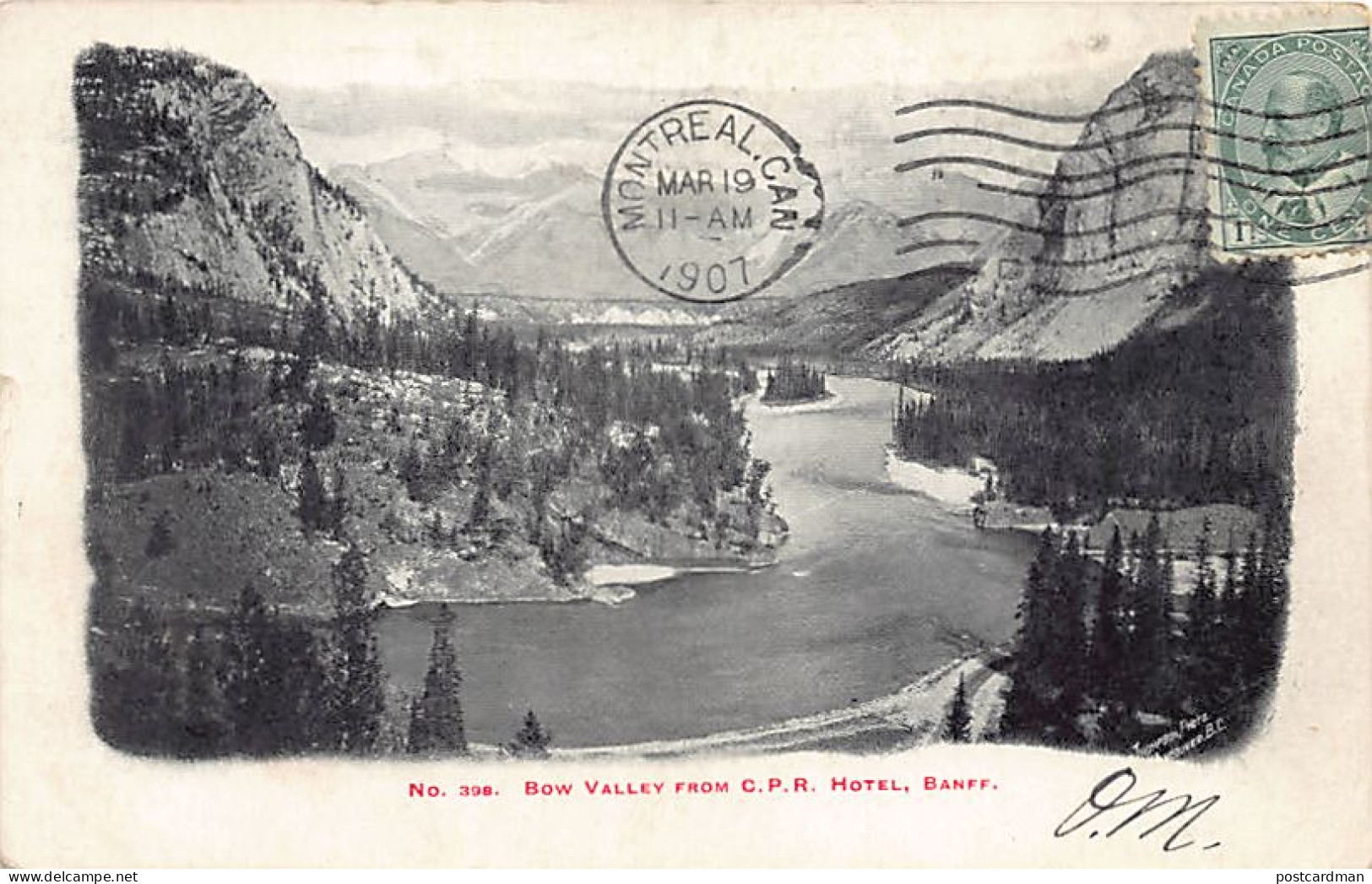 Canada - BANFF (AB) Bow Valley from C.P.R.