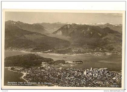 cp amérique CANADA colombie britannique VANCOUVER ( vue aérienne ) vue générale