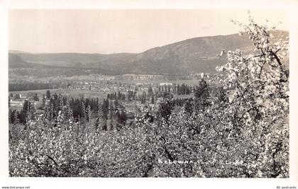 Canada Kelowna General View RPPC vintage postcard B777