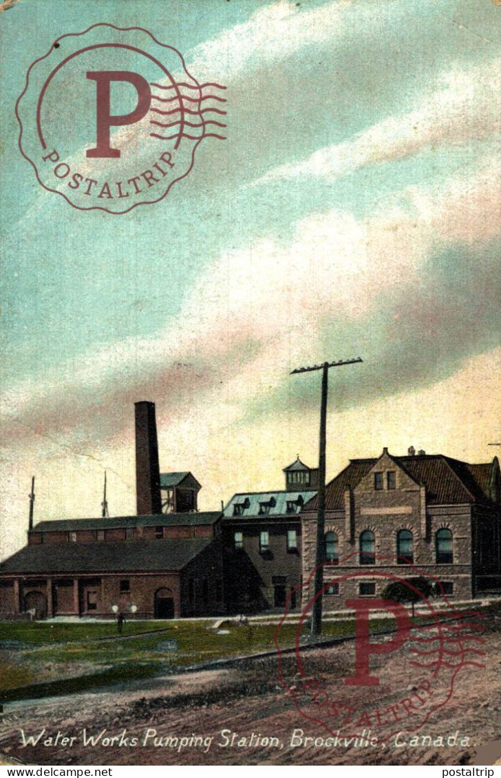 CANADA. BROCKVILLE. ONT. WATER WORKS PUMPING.