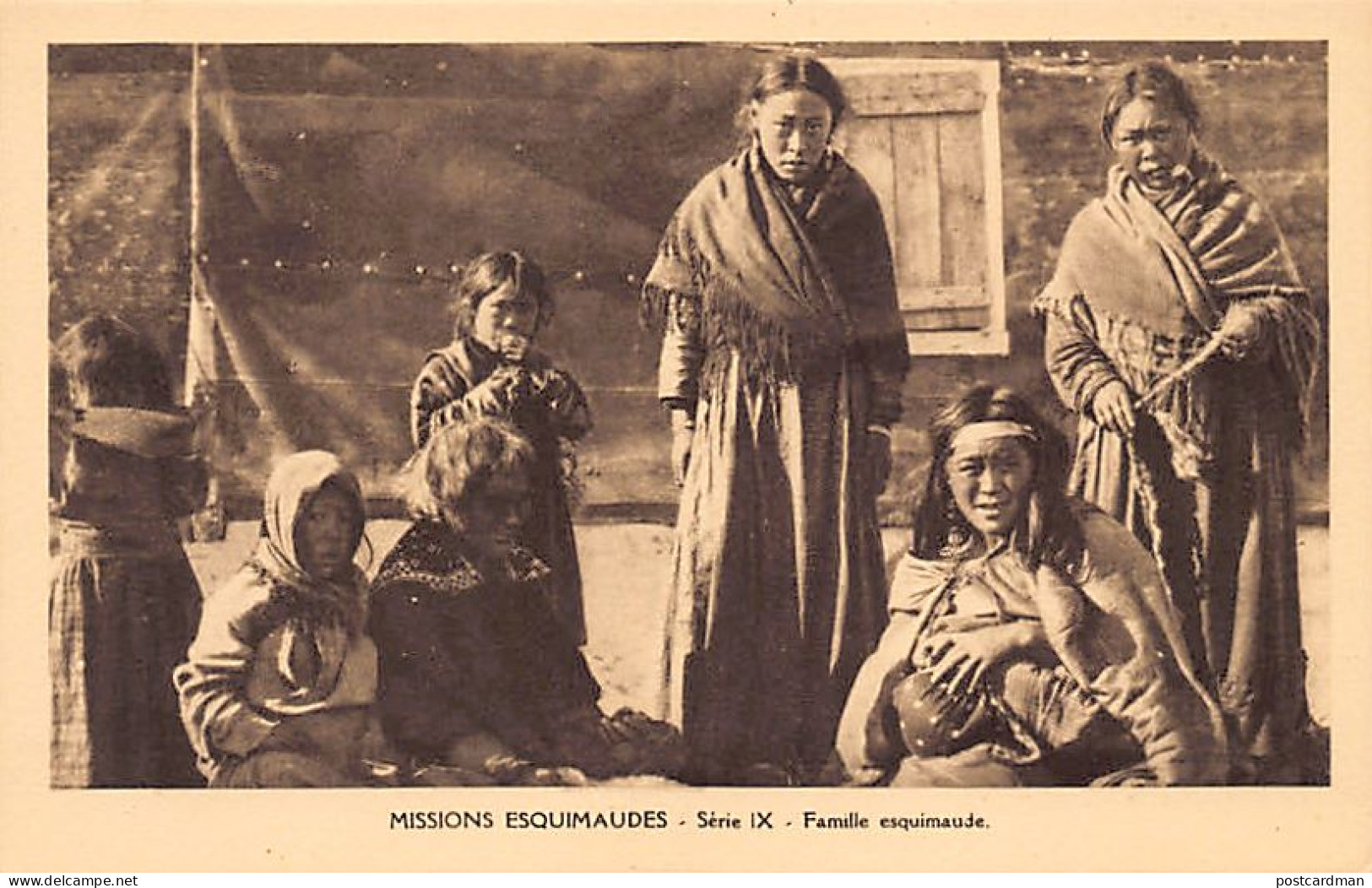 Canada - Eskimo missions, Nunavut - Eskimo family - Publ. Oblate Missionaries of Mary Immaculate - Serie IX