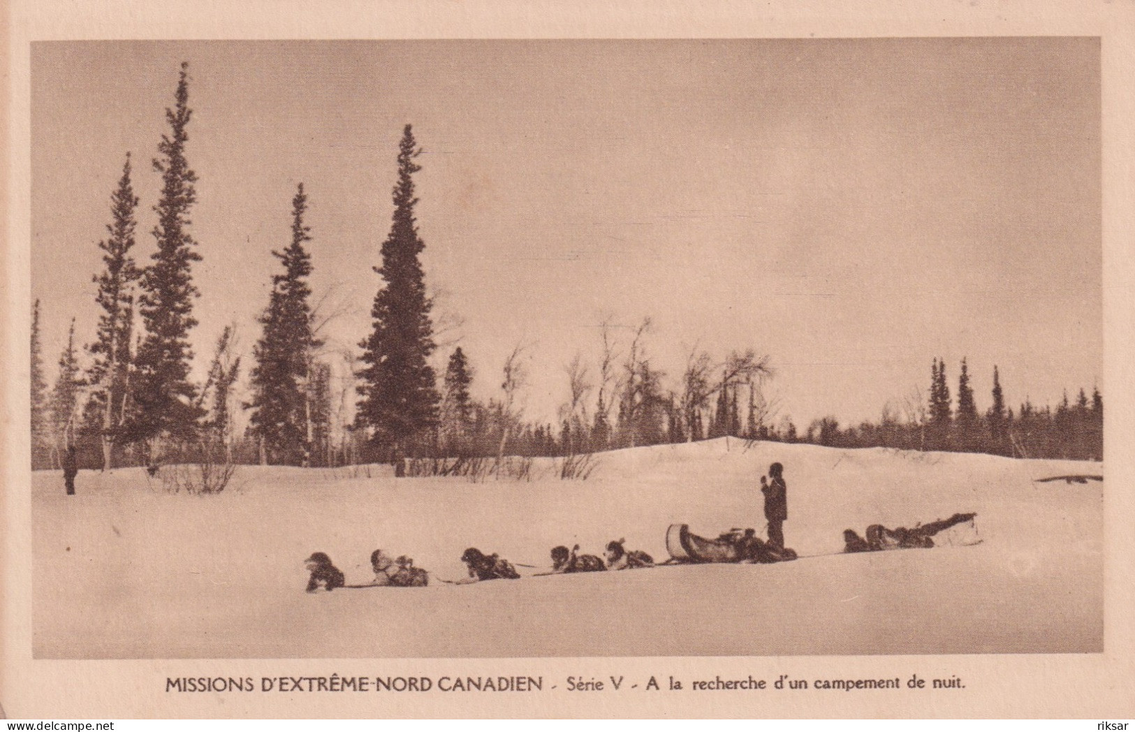 CANADA(ESQUIMAU) CHASSE(TRAINEAU DE CHIEN)