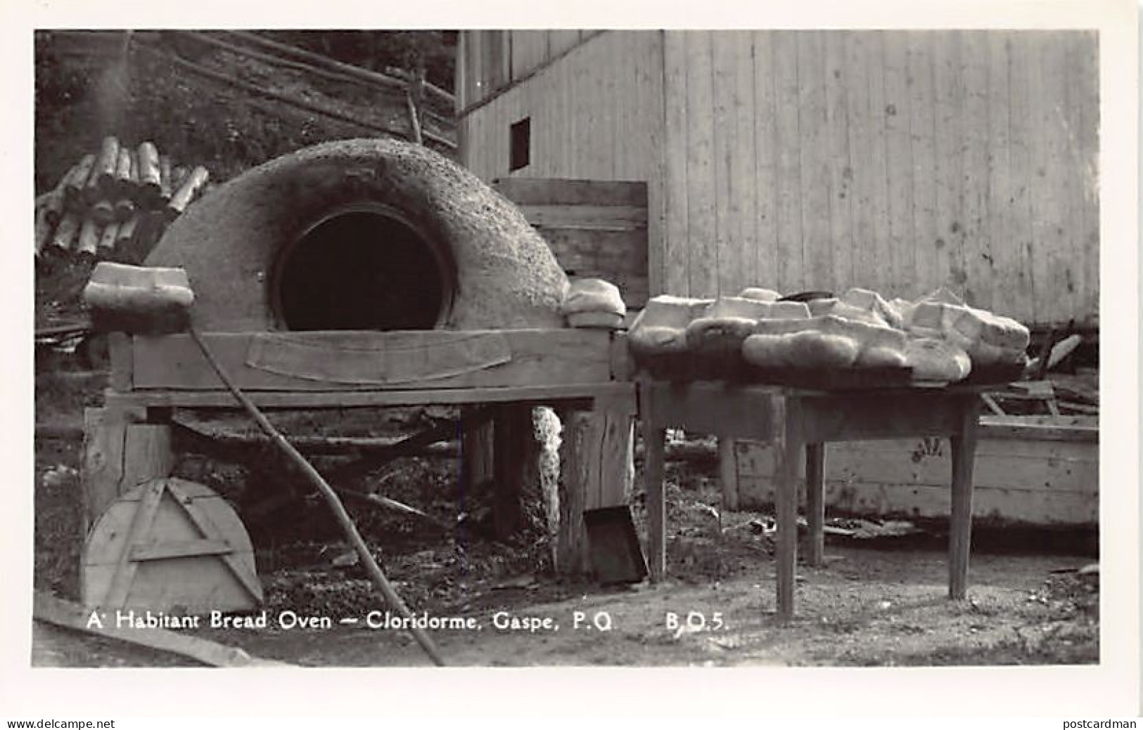 Canada - GASPÉ (QC) Bread Oven - Cloridome - CARTE PHOTO - Ed. H.V. Henderson 5