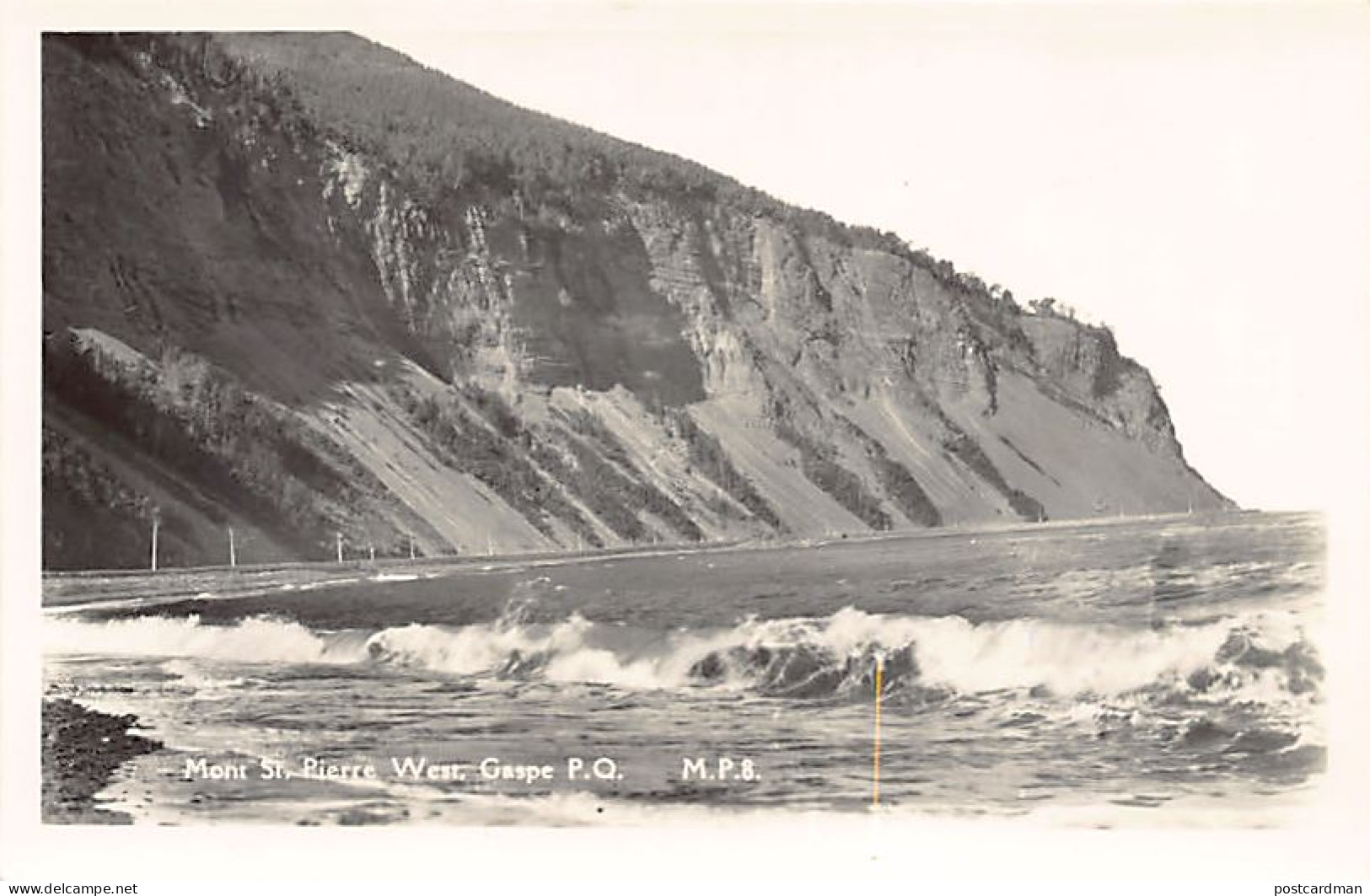 Canada - GASPÉ (QC) Mont Saint Pierre West - CARTE PHOTO - Ed. M.P. 8