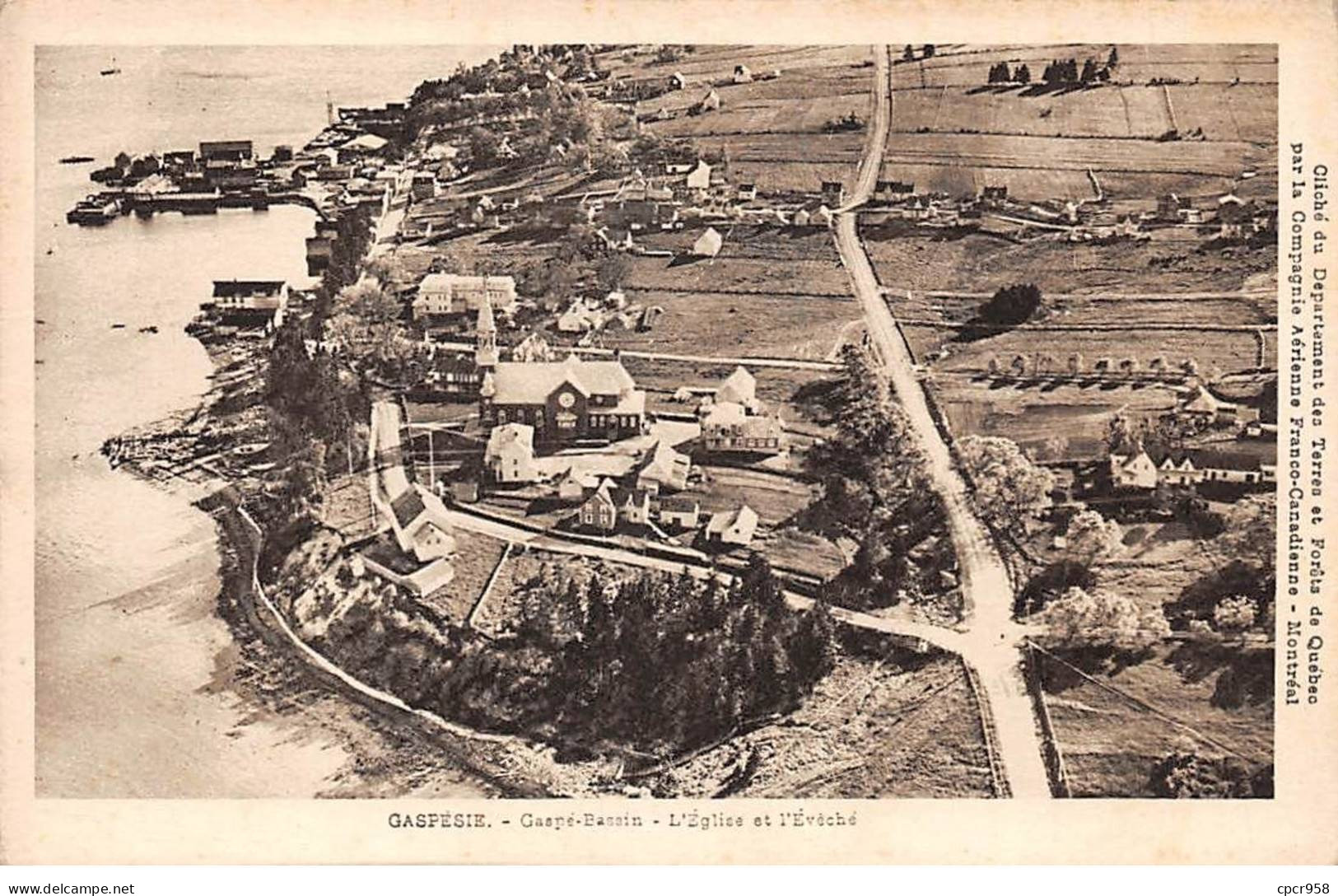 CANADA - GASPESIE - SAN43081 - Gaspé Bassin - L'Elise et l'Evêché