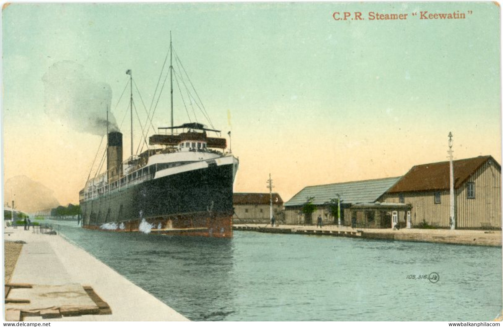 Canada Keewatin Steamer Ship