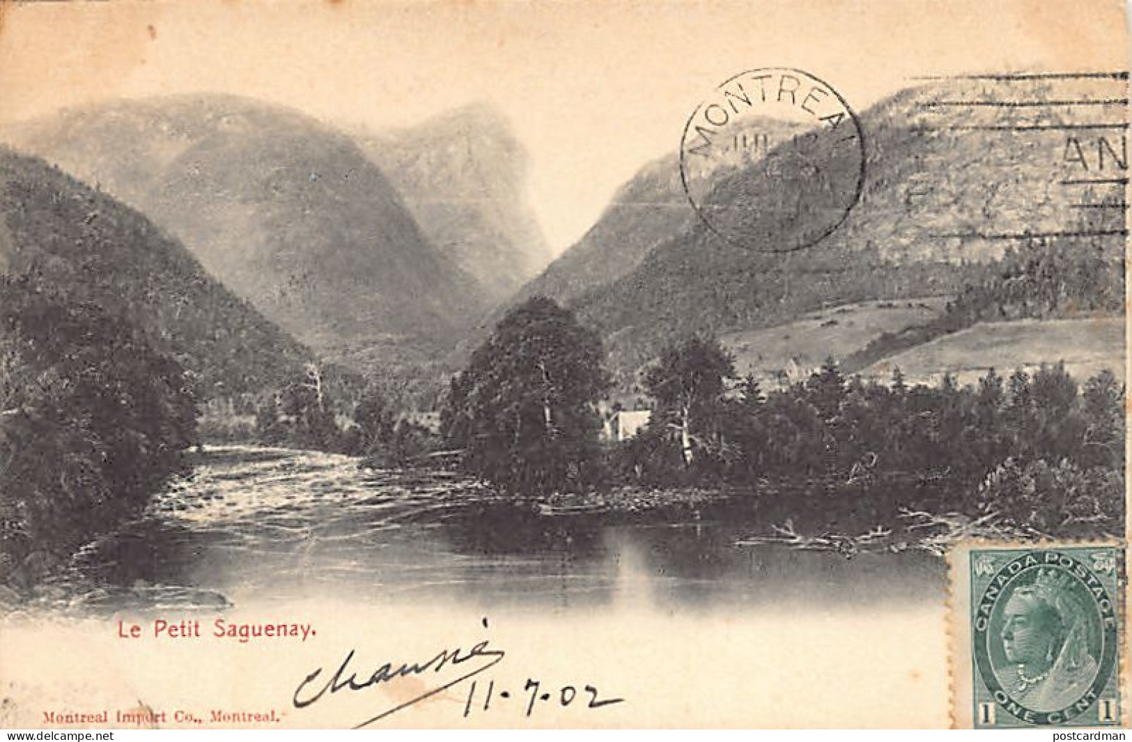 Canada - Le Petit Saguenay (QC) Vue générale - Ed. Montreal Import Co.