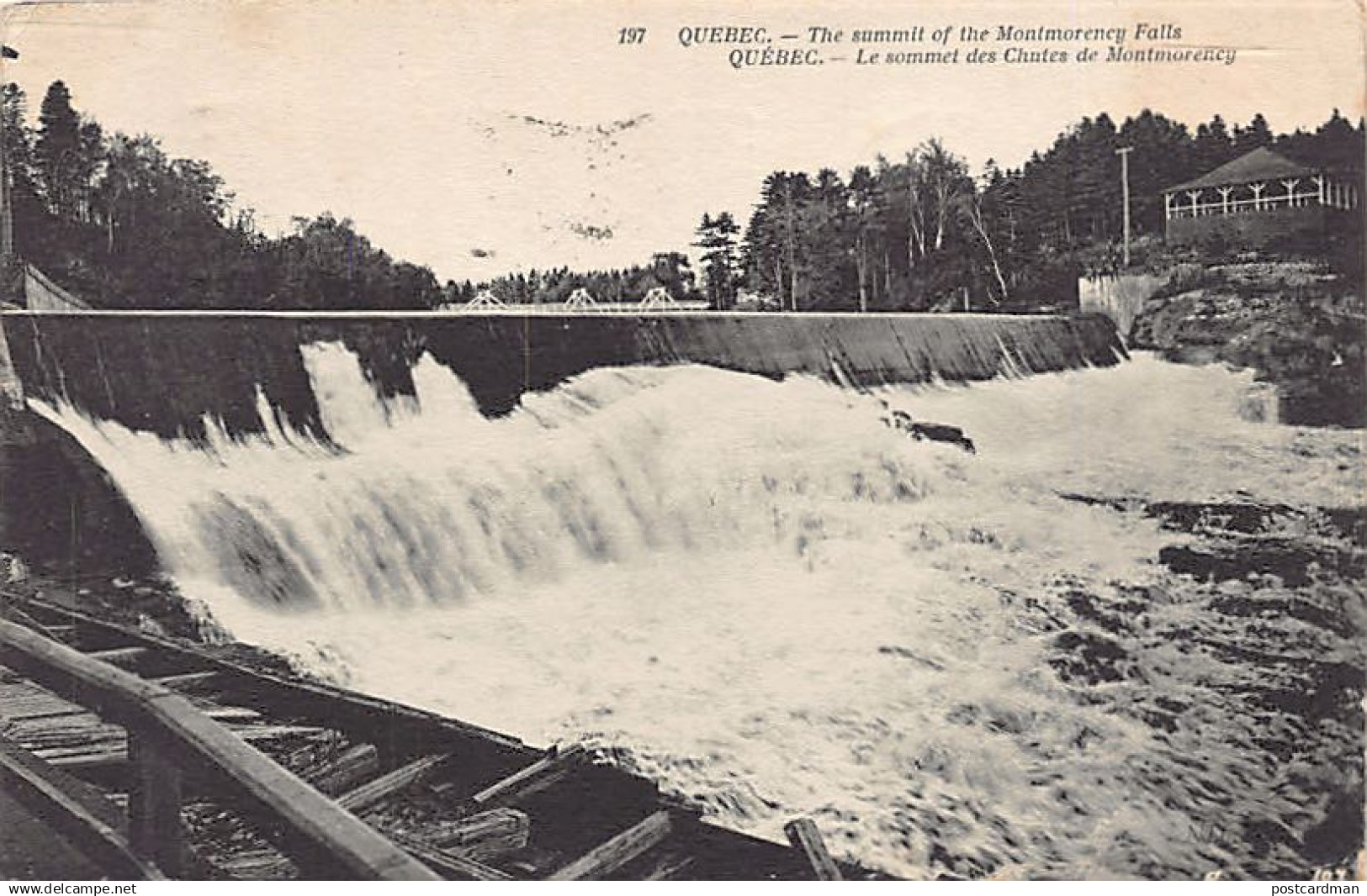 Canada - Le sommet des chutes de Montmorency (QC)  - Ed. Neurdein ND Phot. 197