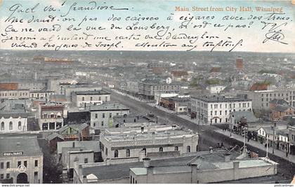 Canada - WINNIPEG (MB) Main Street from City Hall