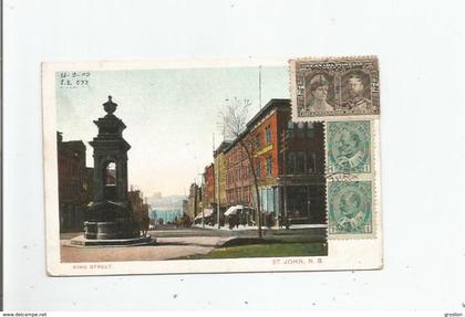ST JOHN N B 939 KING STREET 1909