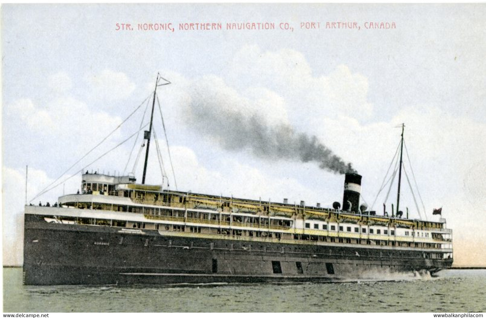 Canada Noronic Northern Navigation Port Arthur ed Pugh