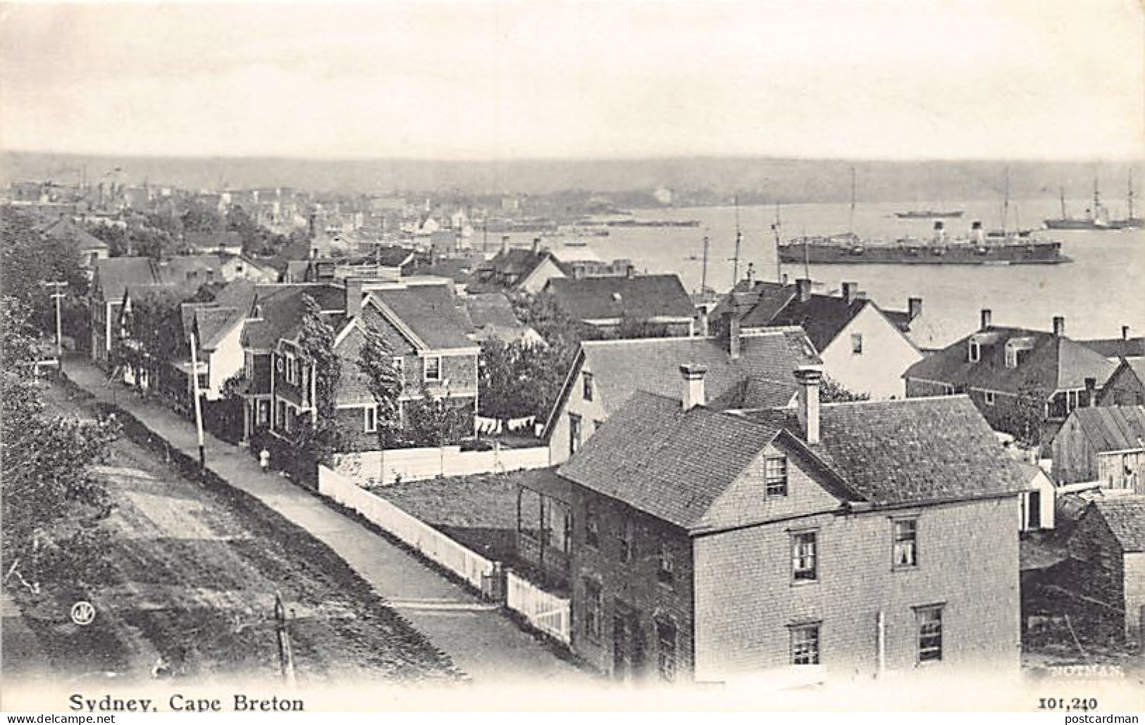 Canada - NORTH SYDNEY Cape Breton (NS) Bird's eye view