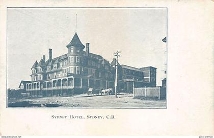 Canada - SYDNEY (NS) Sydney Hotel - PRIVATE MAILING CARD - Publ. unknown