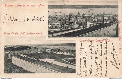 [-5%] CANADA - Halifax - Nova Scotia - Nouvelle Ecosse - Citadel Hill looking North - Town Clock - Carte Postale Ancienn