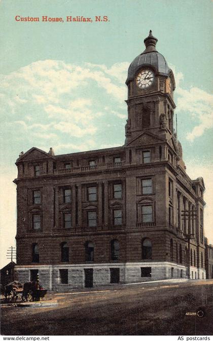 Canada Custom House Halifax NS vintage postcard B967