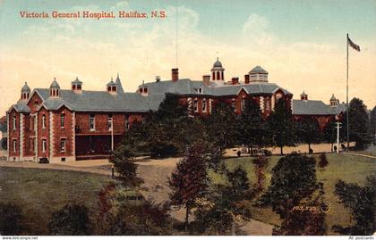 Canada Victoria General Hospital Halifax vintage postcard B969
