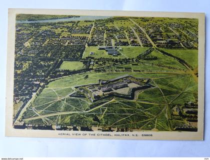 CPA - Canada - Nouvelle Ecosse - Halifax - Aerial view of the citadel, Halifax