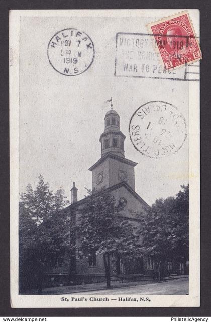 Postcard, CANADA, Halifax, St. Paul's Church