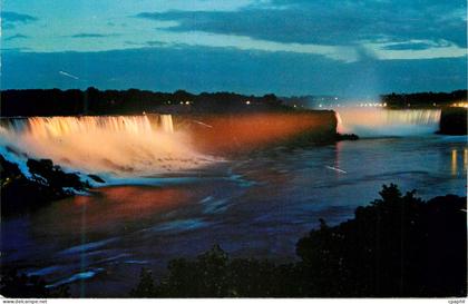 CPM Canada Ontario Niagara Falls Illuminated view of Niagara Falls