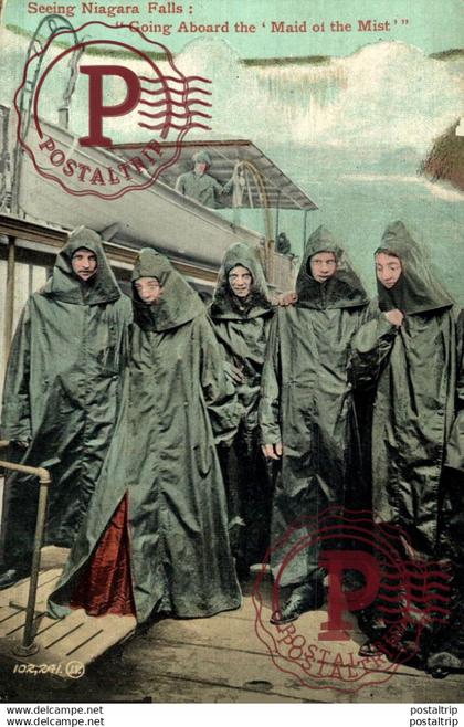 SEEING NIAGARA FALLS GOING ABOARD THE MAID OF THE MIST   Canada