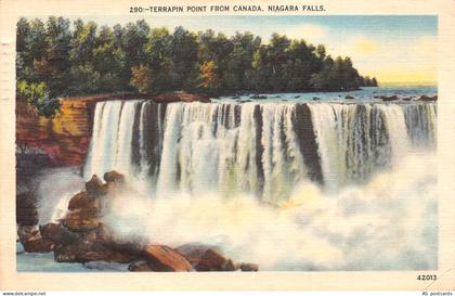 B538 Canada 1950 Terrapin Point from Canada Niagara Falls postcard