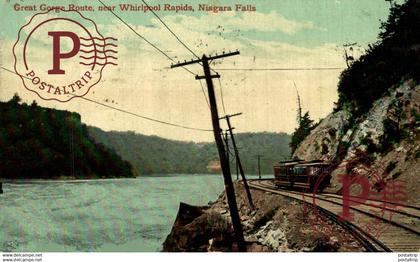 GREAT GORGE ROUTE NEAR WHIRLPOOL RAPIDS  NIAGARA FALLS  Quebec, Canada