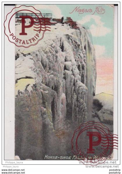 Niagara Fall Horse Shoe Falls In Winter