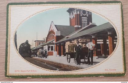 CANADA. C.P.R. DEPOT. PORT ARTHUR. ONT.