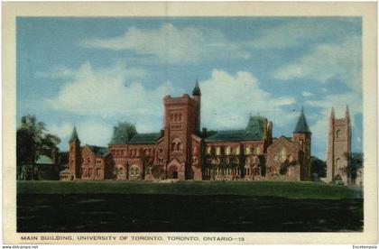 CPA  Carte  Postale Canada  Toronto Main Buillding university of Toronto  VM111044ok
