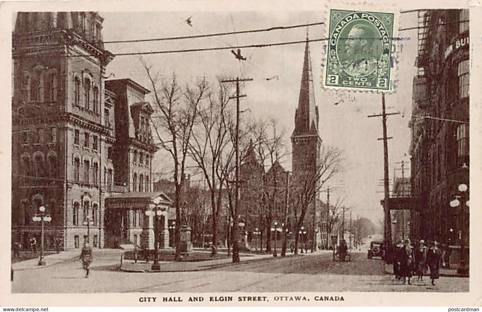 Canada - OTTAWA (ON) City Hall and Elgin Street