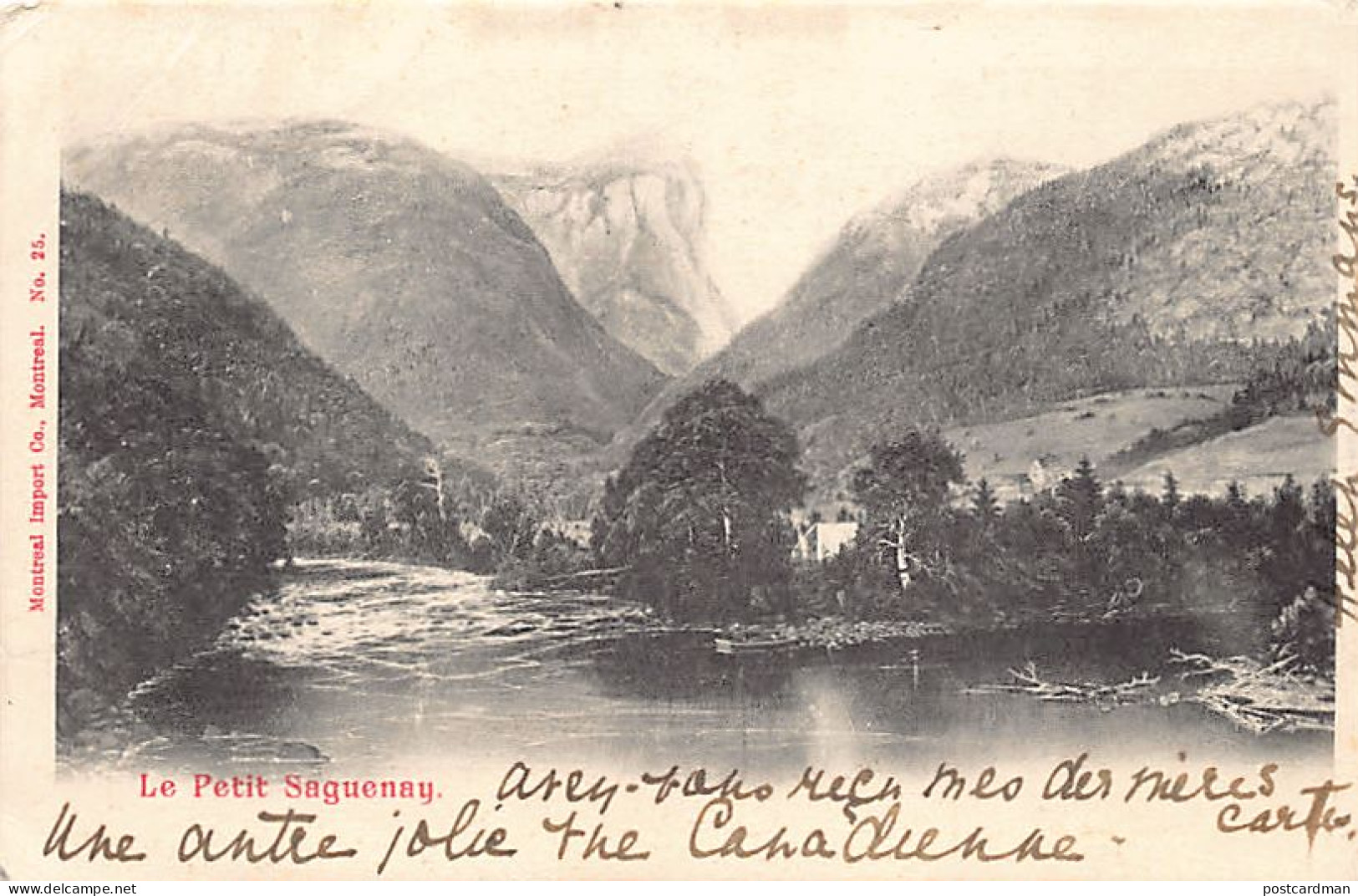 Canada - PETIT SAGUENAY (P.Q.) Vue générale - Ed. Montreal Import Co. 25