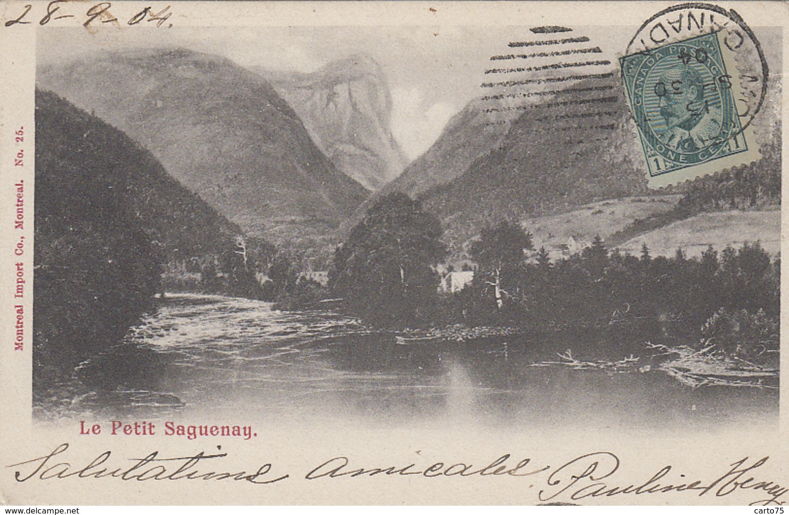 Canada - Petit-Saguenay - Postmarked 1904