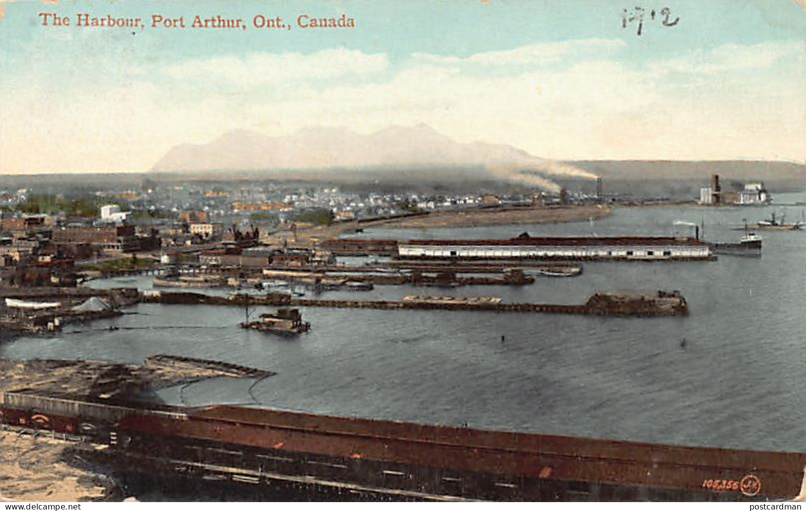 Canada - PORT ARTHUR (ON) The harbour - Publ. The Valentine & Sons