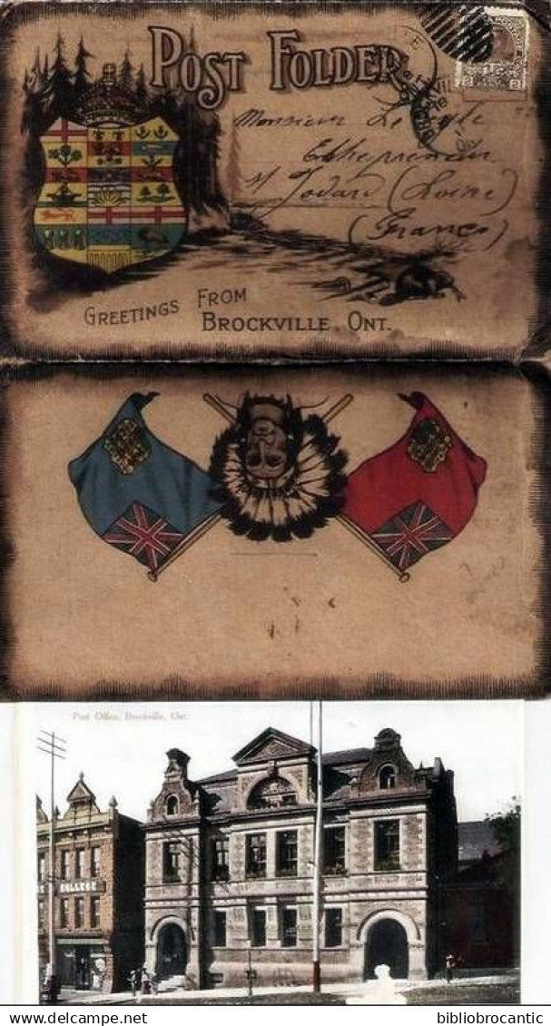 CANADA - POST FOLDER - GREETINGS FROM BROCKVILLE