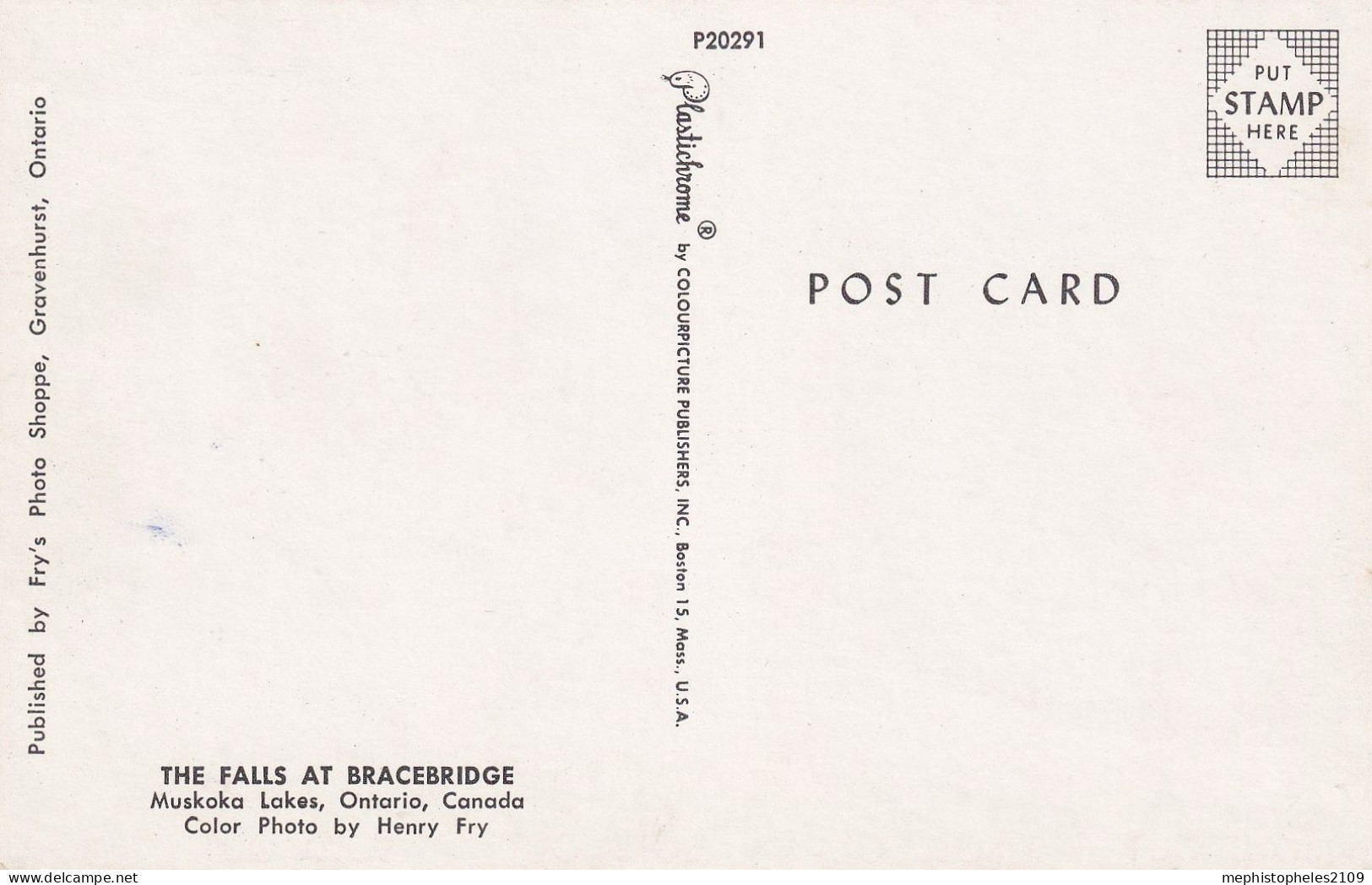 CANADA - Postcard MUSKOKA LAKES