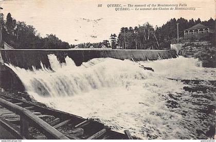 Canada - Le sommet des chutes de Montmorency (QC)  - Ed. Neurdein ND Phot. 197