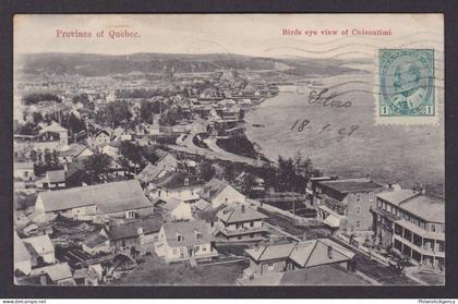 Postcard, CANADA, Chicoutimi Saguenay, Birds eye view